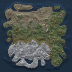 Thumbnail Rust Map: Procedural Map, Size: 4500, Seed: 1139655979, 19 Monuments