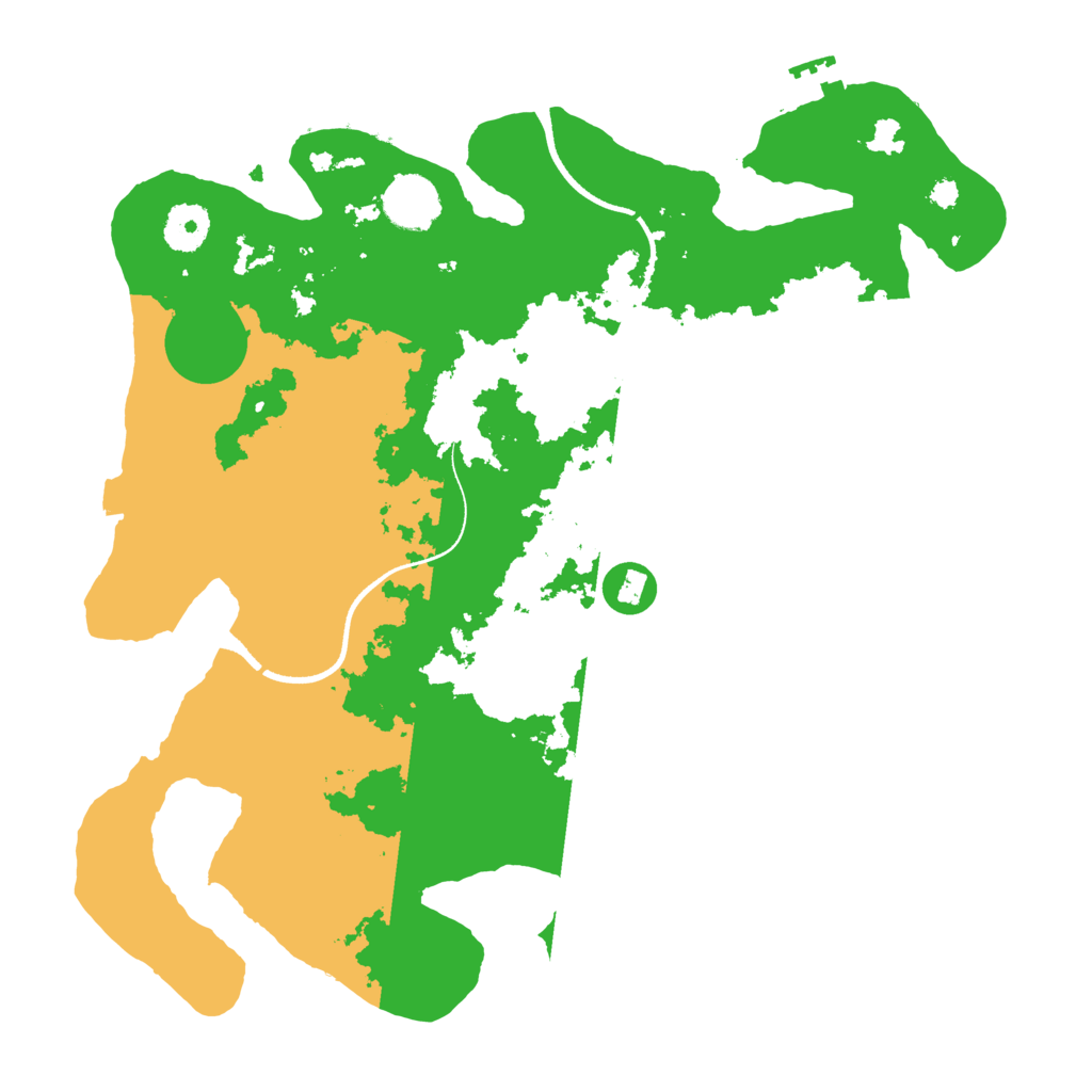 Biome Rust Map: Procedural Map, Size: 3500, Seed: 1621643714