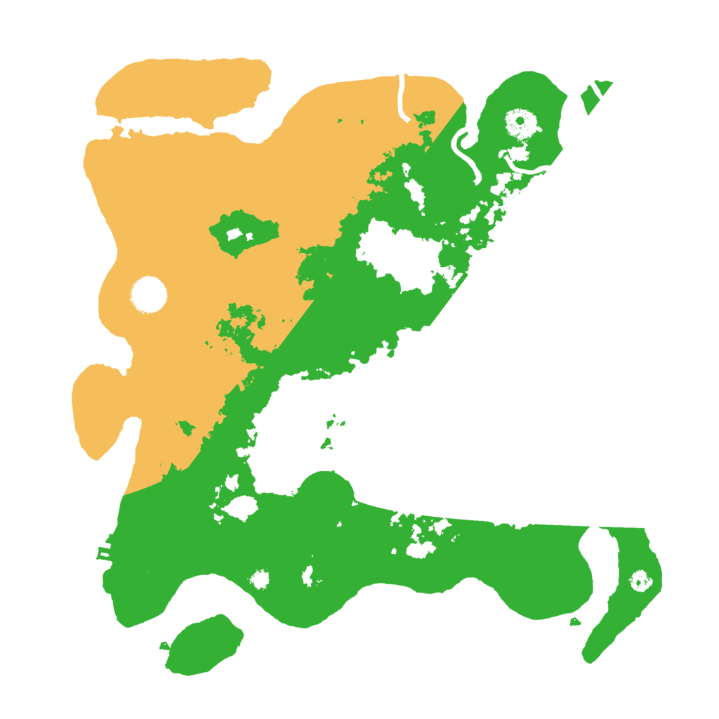 Biome Rust Map: Procedural Map, Size: 3500, Seed: 52136122