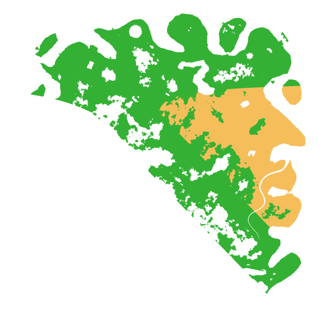 Biome Rust Map: Procedural Map, Size: 4500, Seed: 444863108