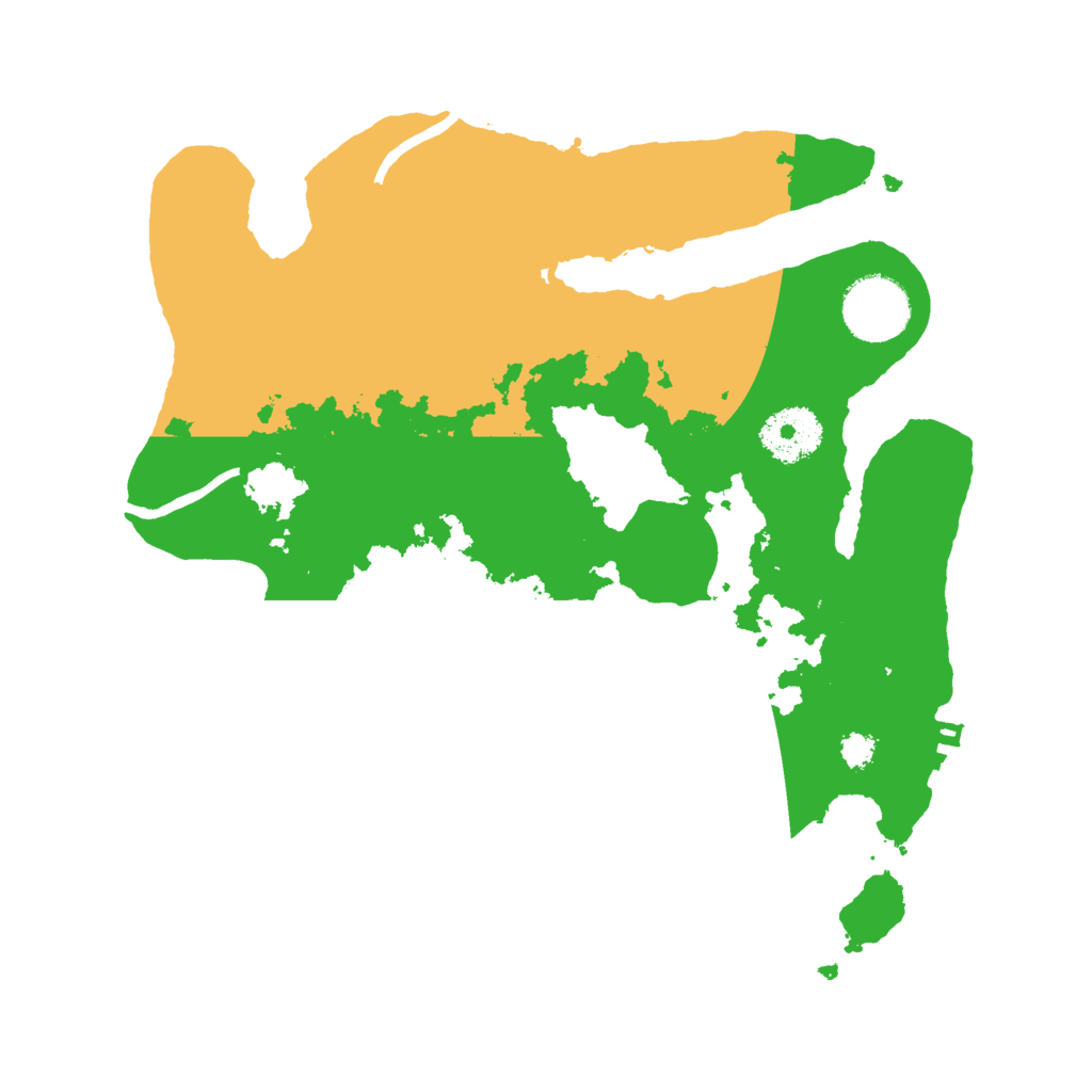 Biome Rust Map: Procedural Map, Size: 2900, Seed: 1361106413