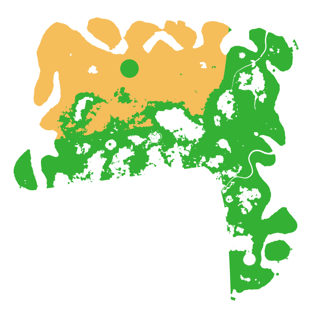 Biome Rust Map: Procedural Map, Size: 4500, Seed: 548348