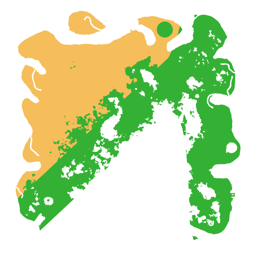 Biome Rust Map: Procedural Map, Size: 4300, Seed: 952064806