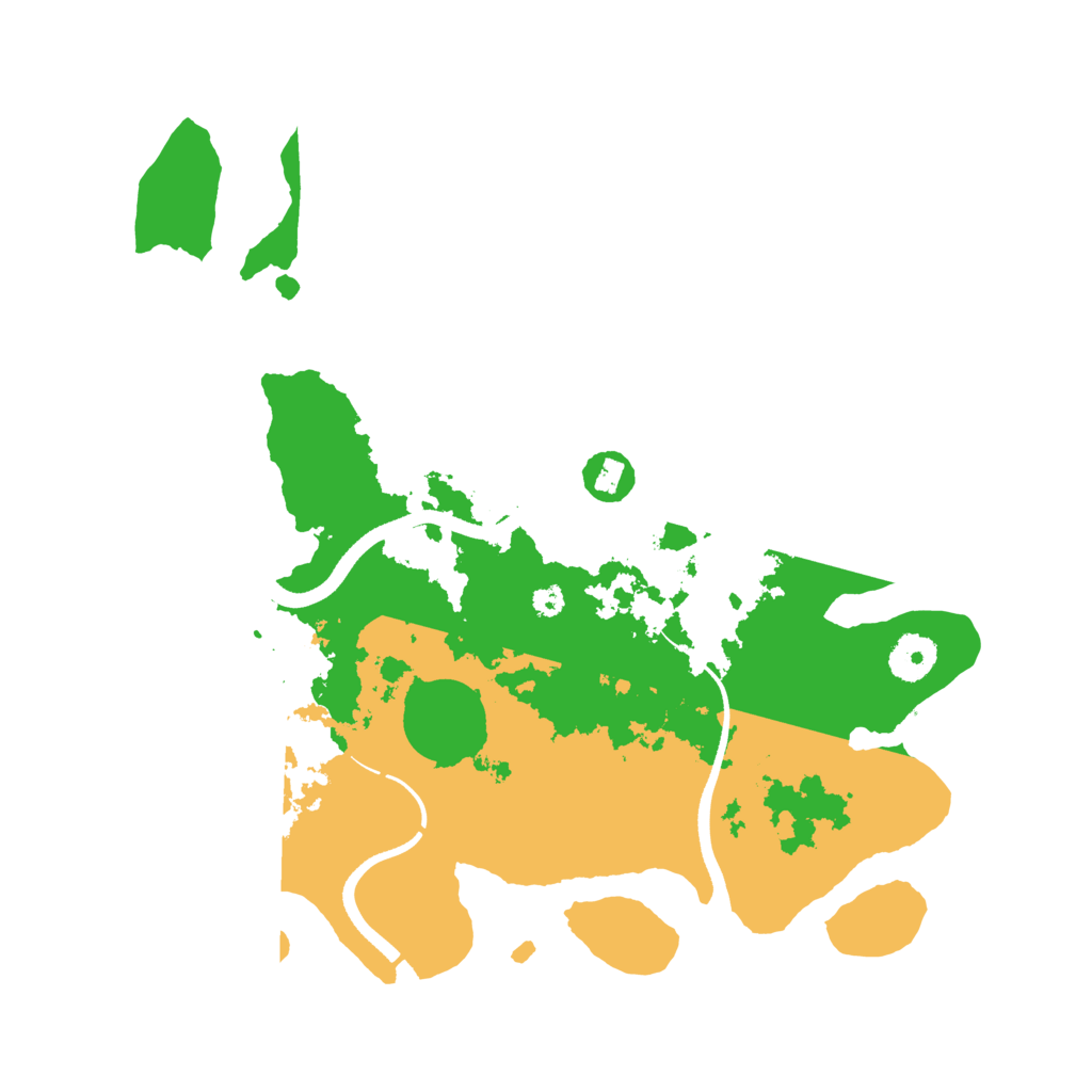 Biome Rust Map: Procedural Map, Size: 3500, Seed: 1206609702