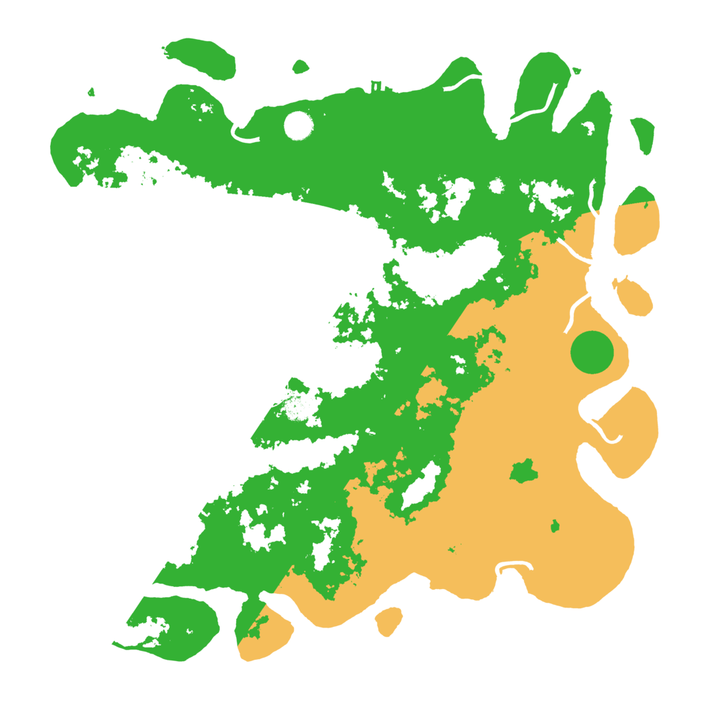 Biome Rust Map: Procedural Map, Size: 4300, Seed: 65000