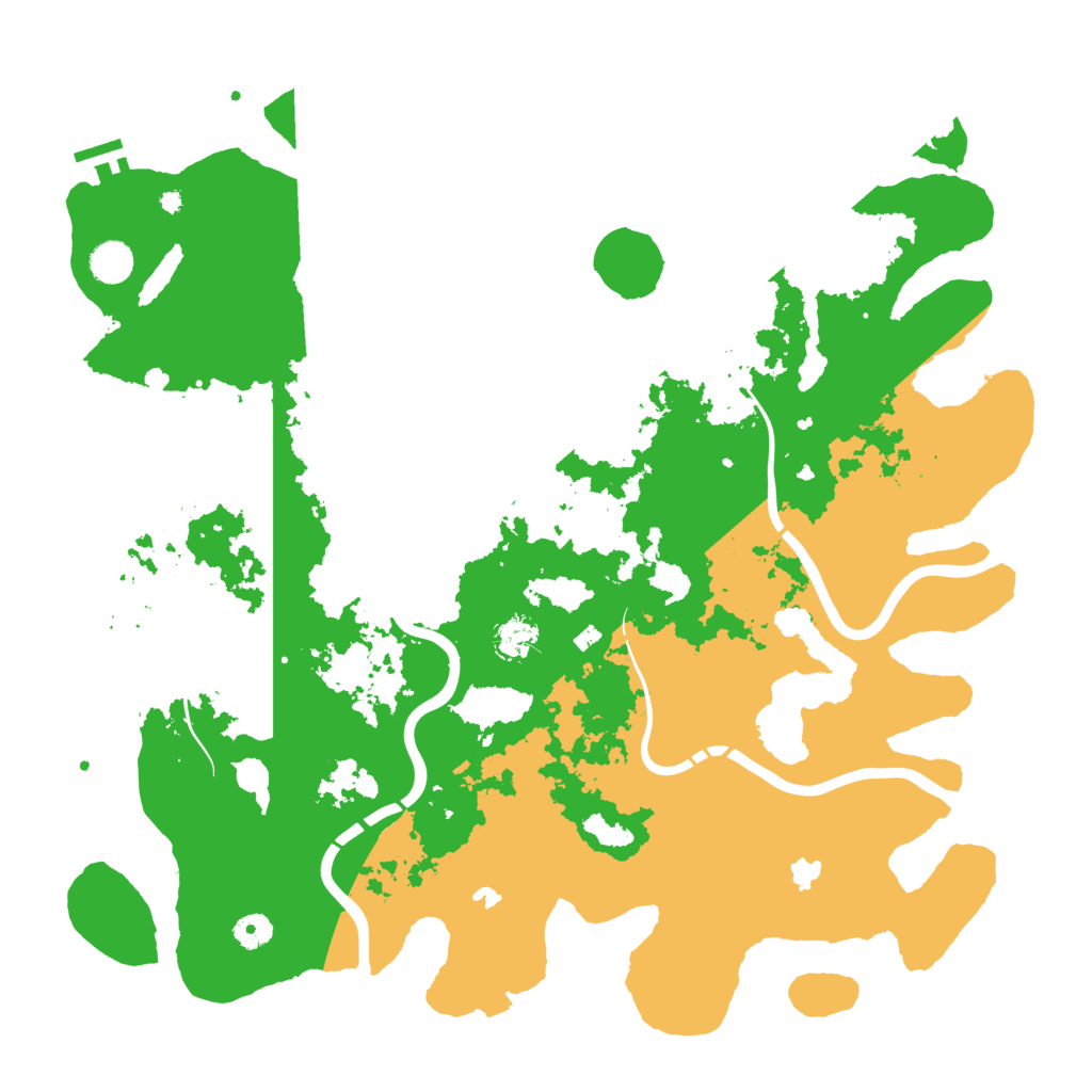 Biome Rust Map: Procedural Map, Size: 4500, Seed: 975243186