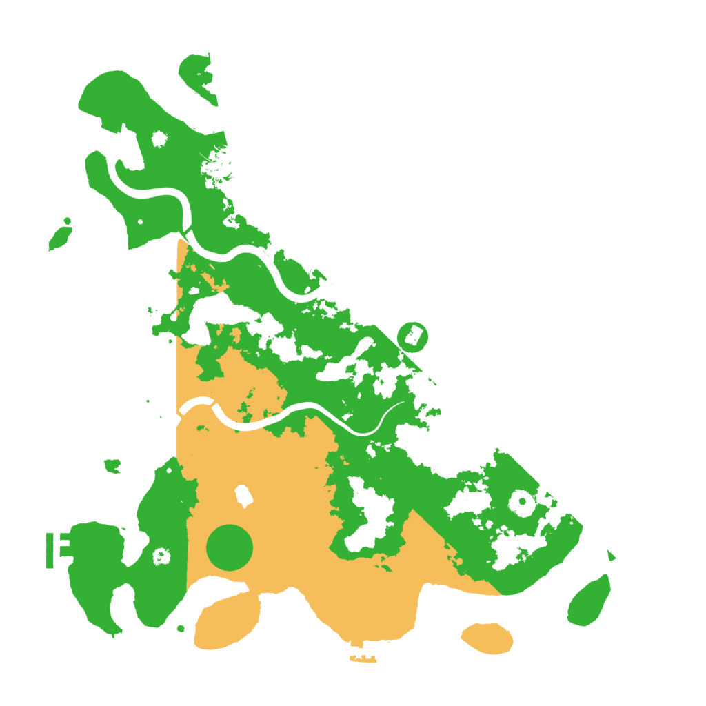 Biome Rust Map: Procedural Map, Size: 4000, Seed: 877451