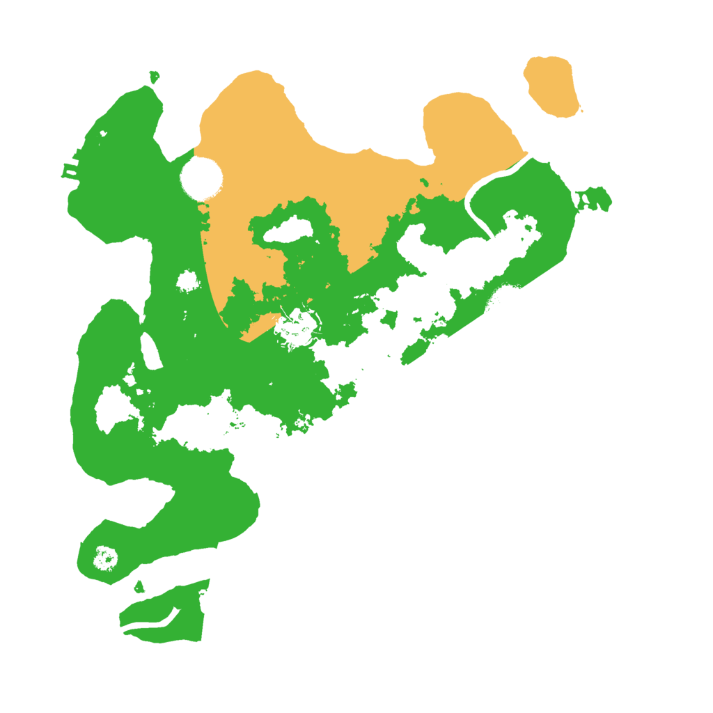 Biome Rust Map: Procedural Map, Size: 3000, Seed: 25447