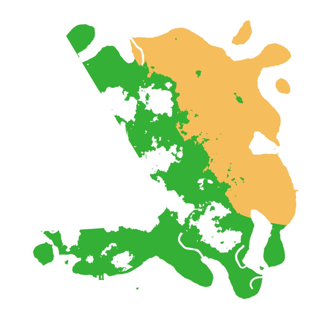 Biome Rust Map: Procedural Map, Size: 3800, Seed: 18094