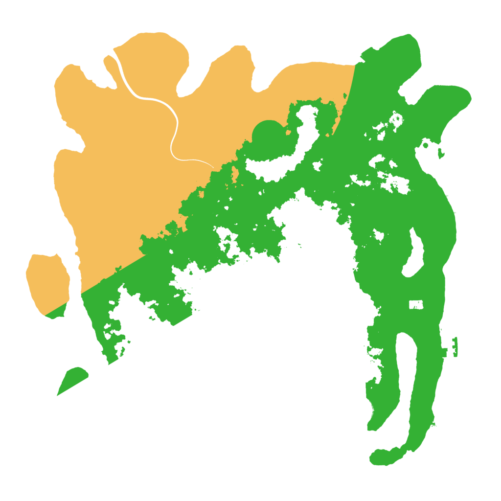 Biome Rust Map: Procedural Map, Size: 3850, Seed: 970228158