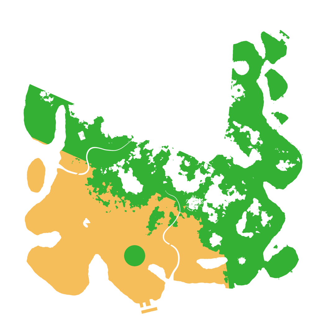 Biome Rust Map: Procedural Map, Size: 4000, Seed: 622046747