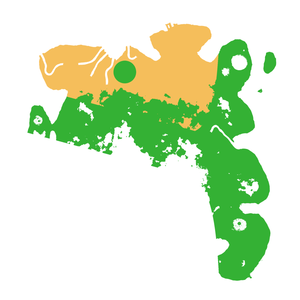 Biome Rust Map: Procedural Map, Size: 3500, Seed: 1434844583