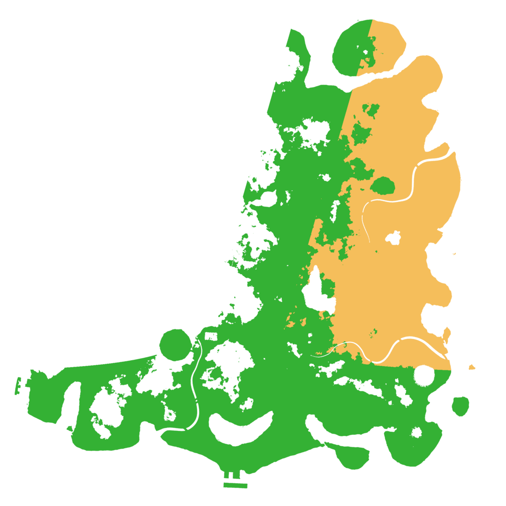 Biome Rust Map: Procedural Map, Size: 4300, Seed: 1060676108