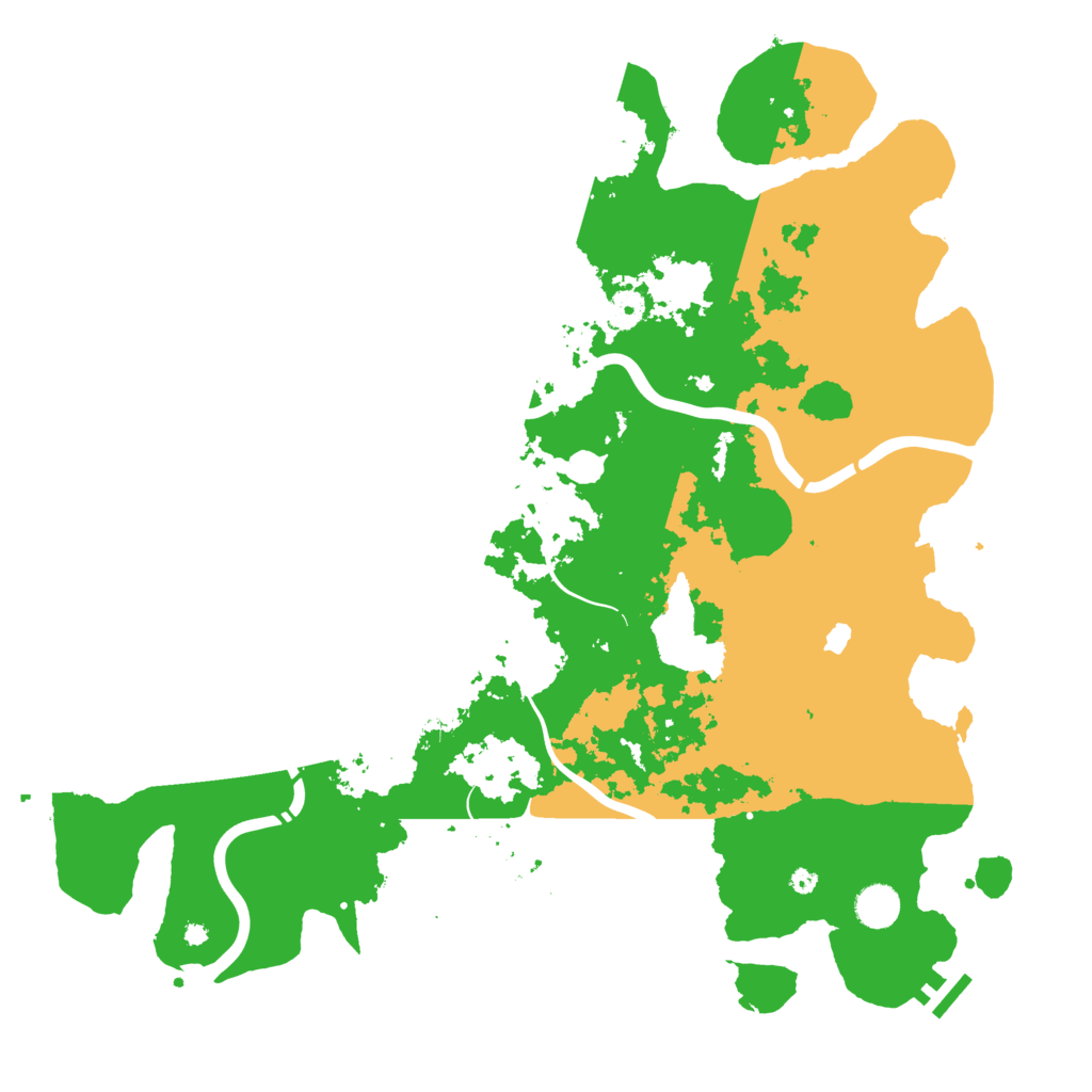 Biome Rust Map: Procedural Map, Size: 4300, Seed: 1060676108