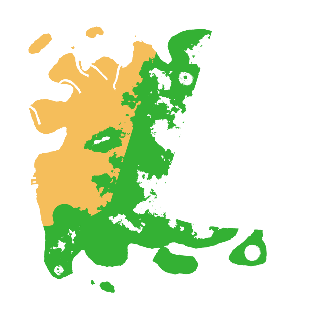 Biome Rust Map: Procedural Map, Size: 3500, Seed: 1542531