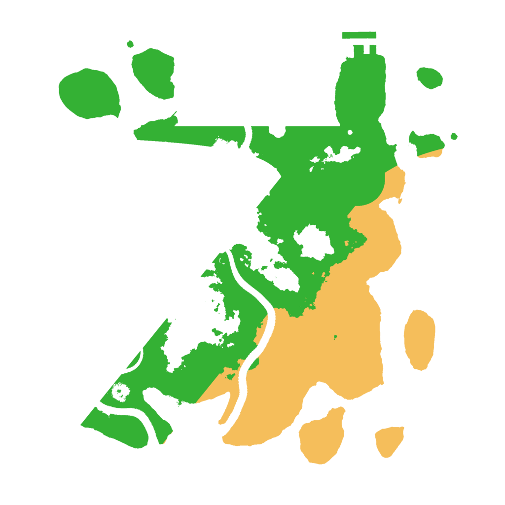 Biome Rust Map: Procedural Map, Size: 3000, Seed: 725278192