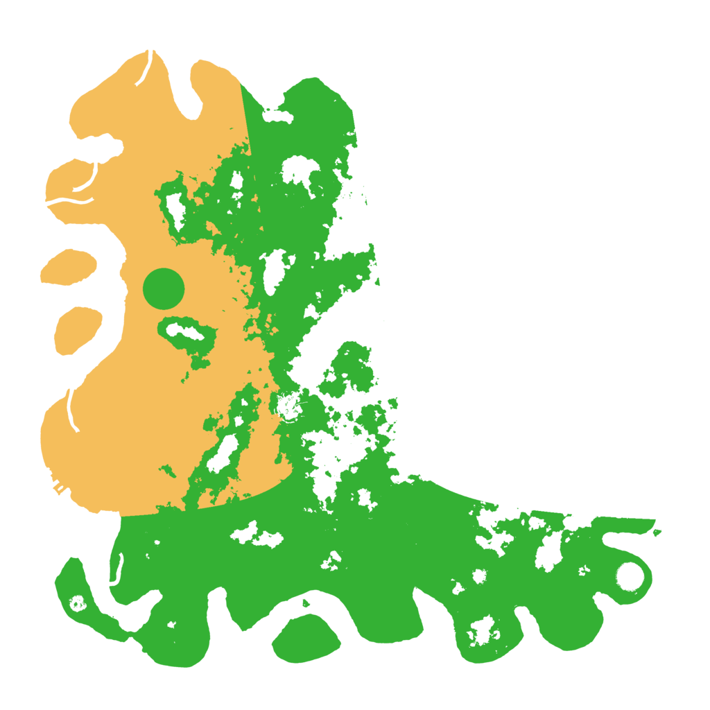 Biome Rust Map: Procedural Map, Size: 4500, Seed: 1983407483