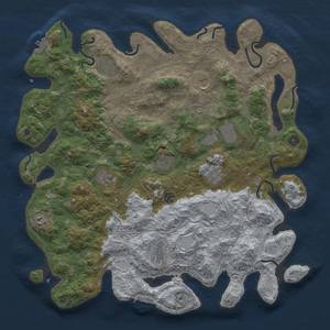 Thumbnail Rust Map: Procedural Map, Size: 4500, Seed: 2478787, 19 Monuments