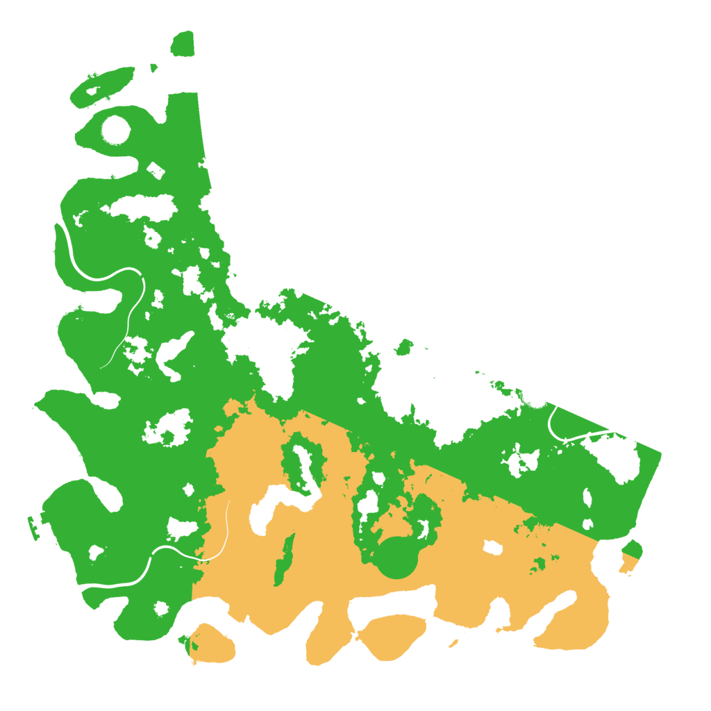 Biome Rust Map: Procedural Map, Size: 4400, Seed: 180820221