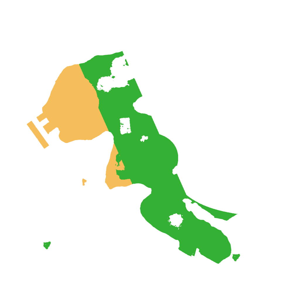 Biome Rust Map: Procedural Map, Size: 2000, Seed: 22084415