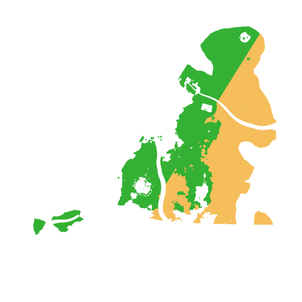 Biome Rust Map: Procedural Map, Size: 3000, Seed: 1299568177