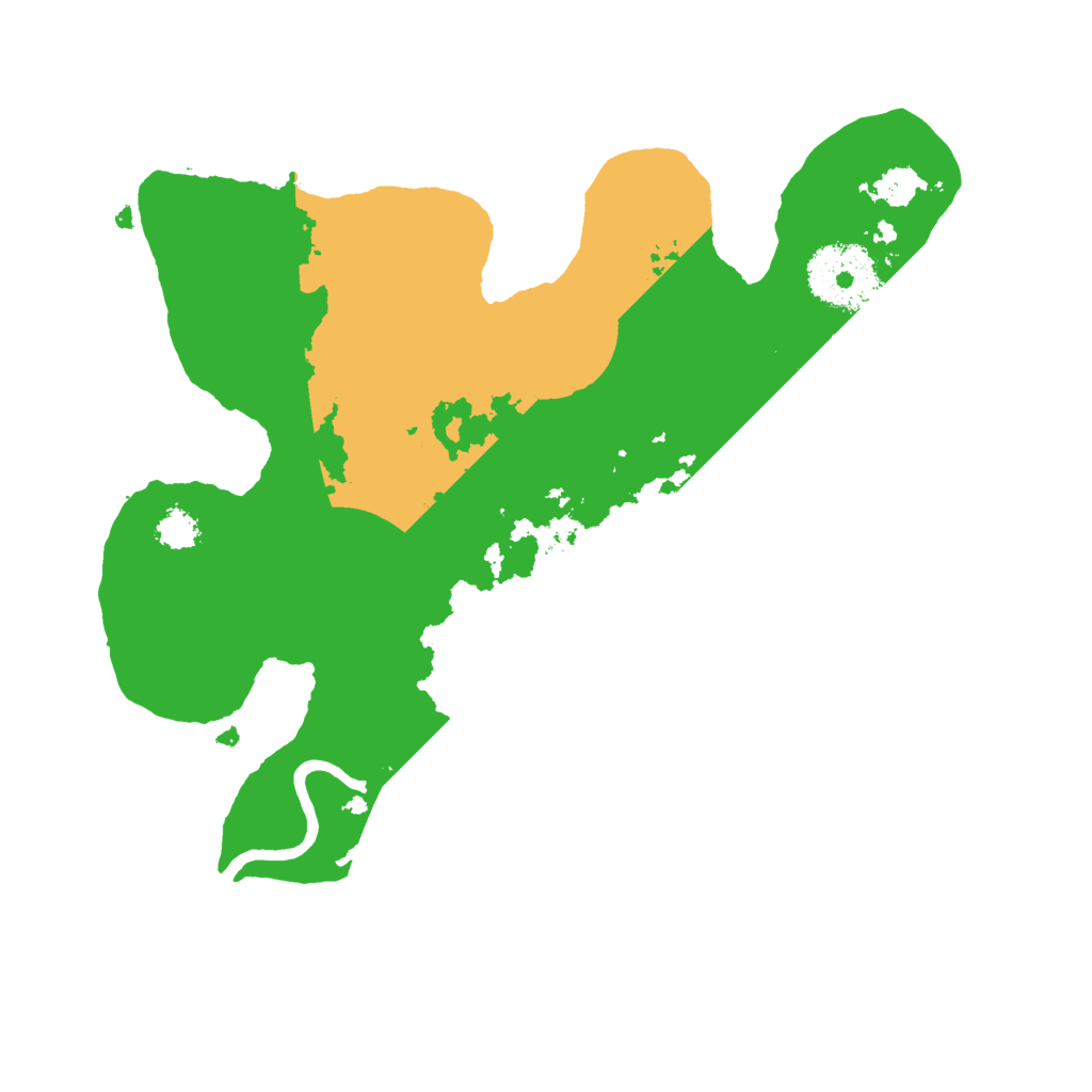 Biome Rust Map: Procedural Map, Size: 2500, Seed: 15794