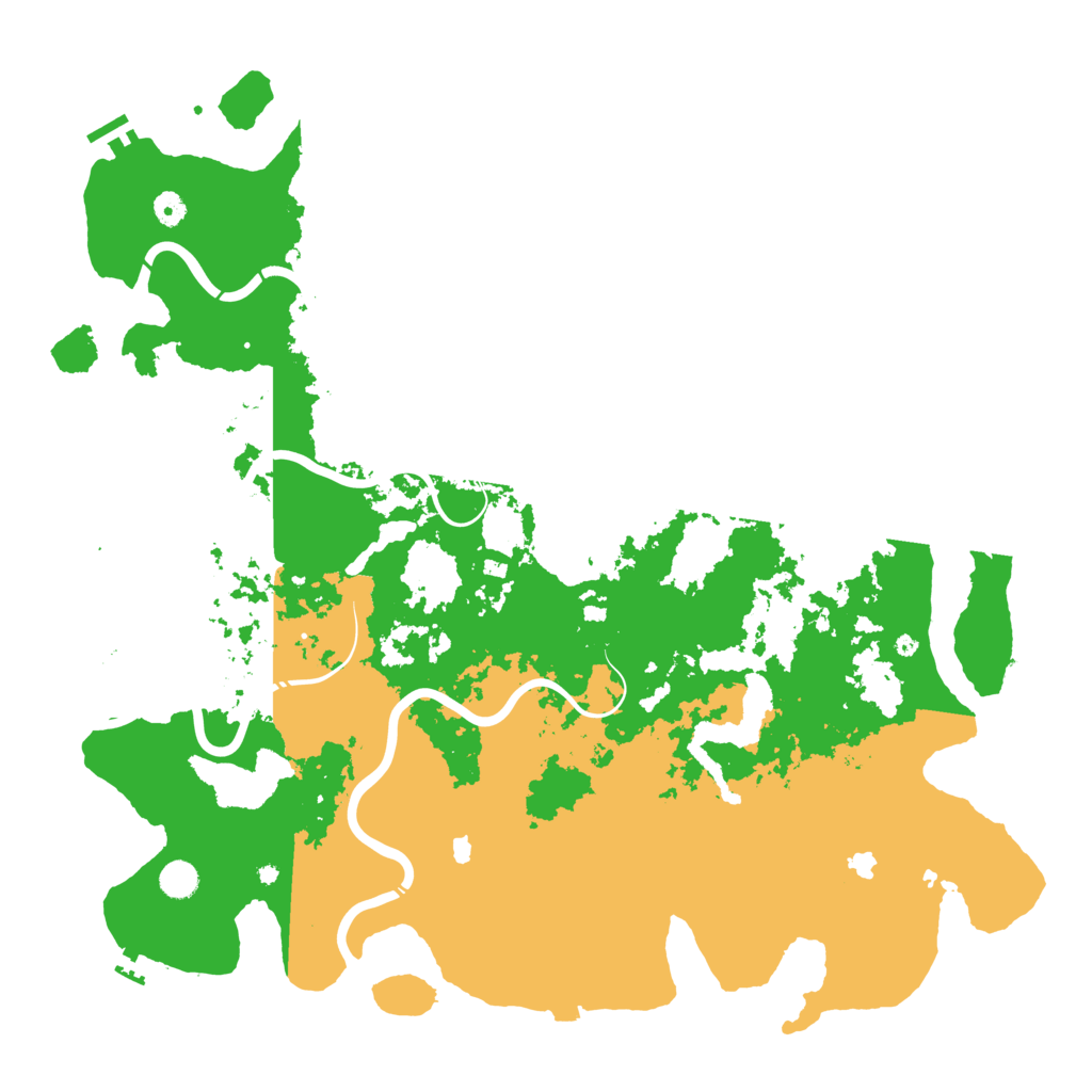 Biome Rust Map: Procedural Map, Size: 5000, Seed: 2223