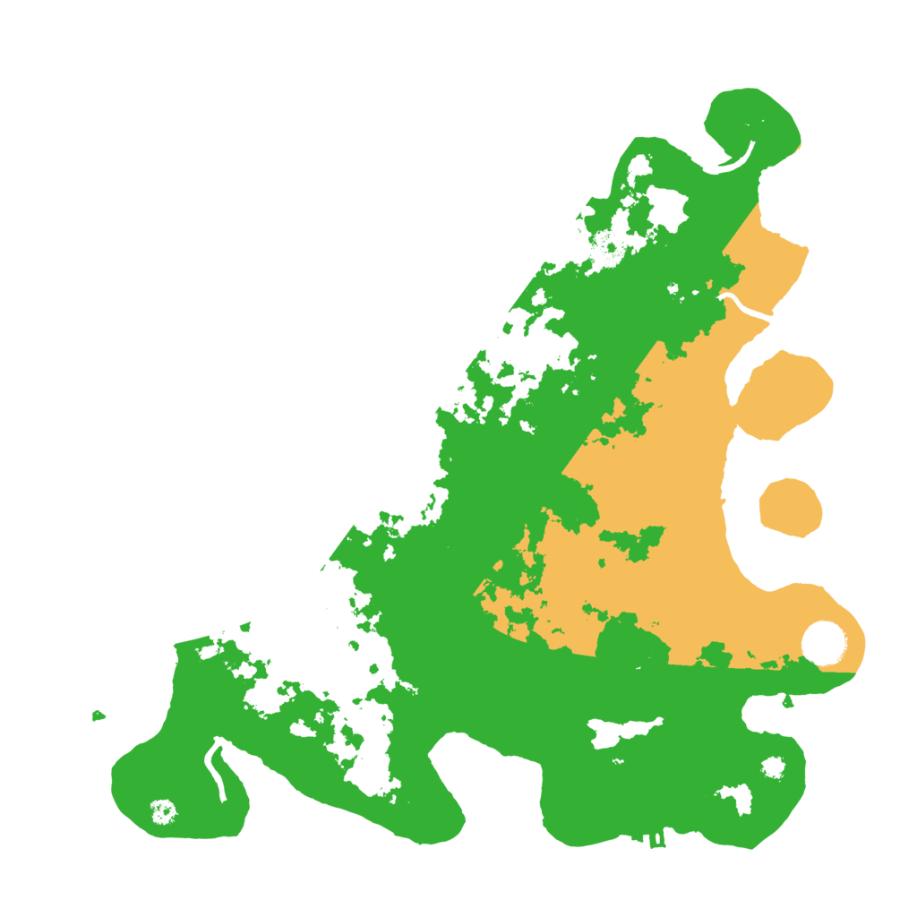 Biome Rust Map: Procedural Map, Size: 3650, Seed: 105952379