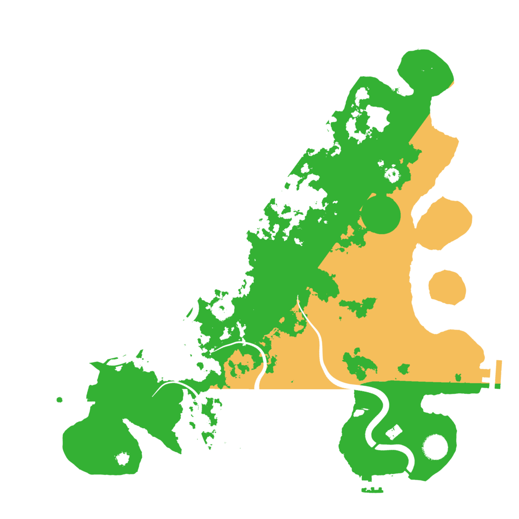 Biome Rust Map: Procedural Map, Size: 3650, Seed: 105952379