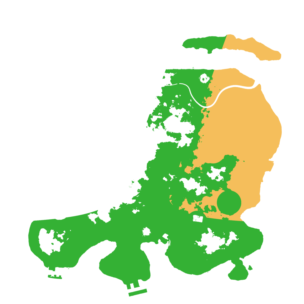 Biome Rust Map: Procedural Map, Size: 3300, Seed: 12
