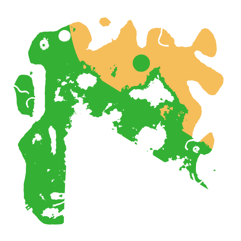 Biome Rust Map: Procedural Map, Size: 3700, Seed: 2038642240