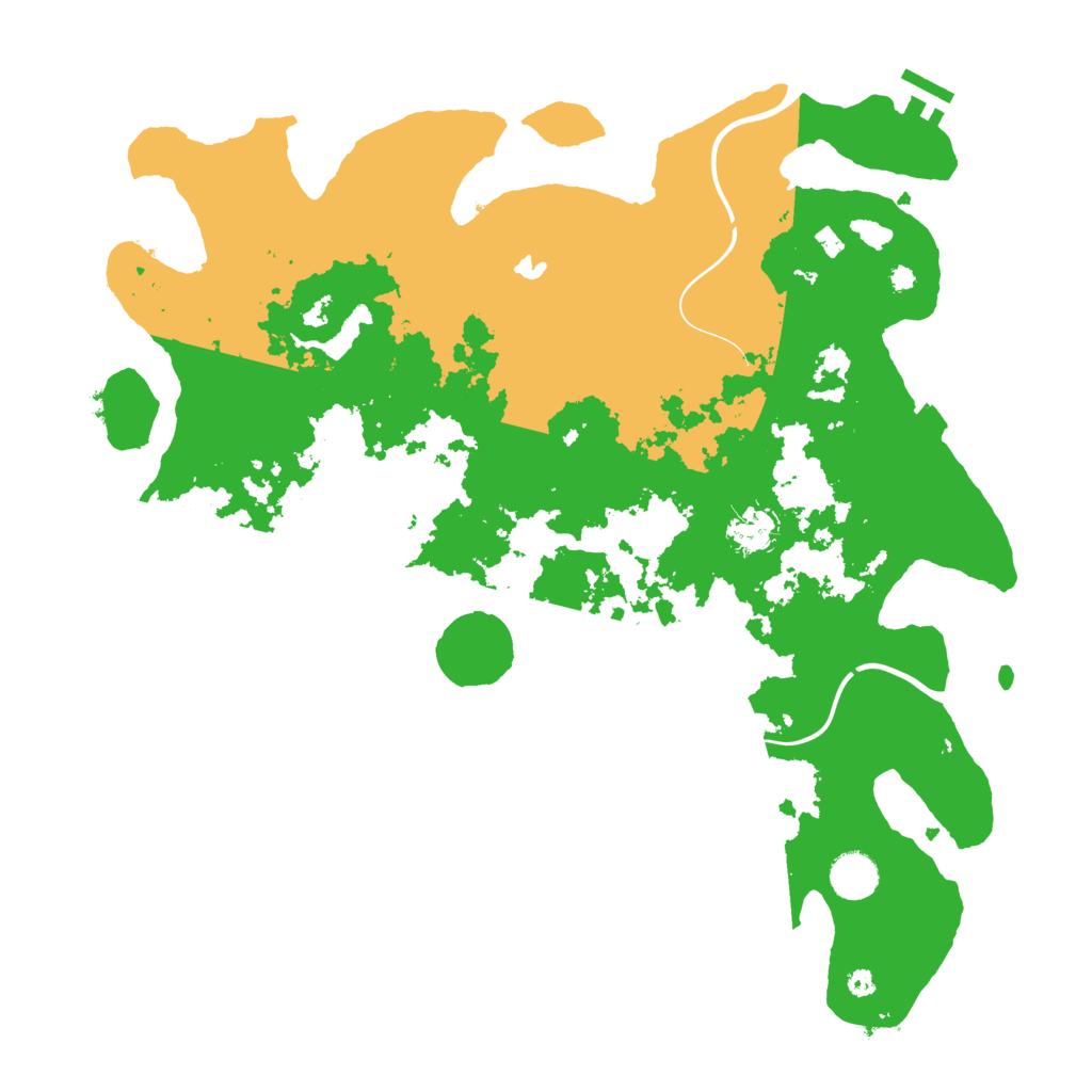 Biome Rust Map: Procedural Map, Size: 4000, Seed: 696202