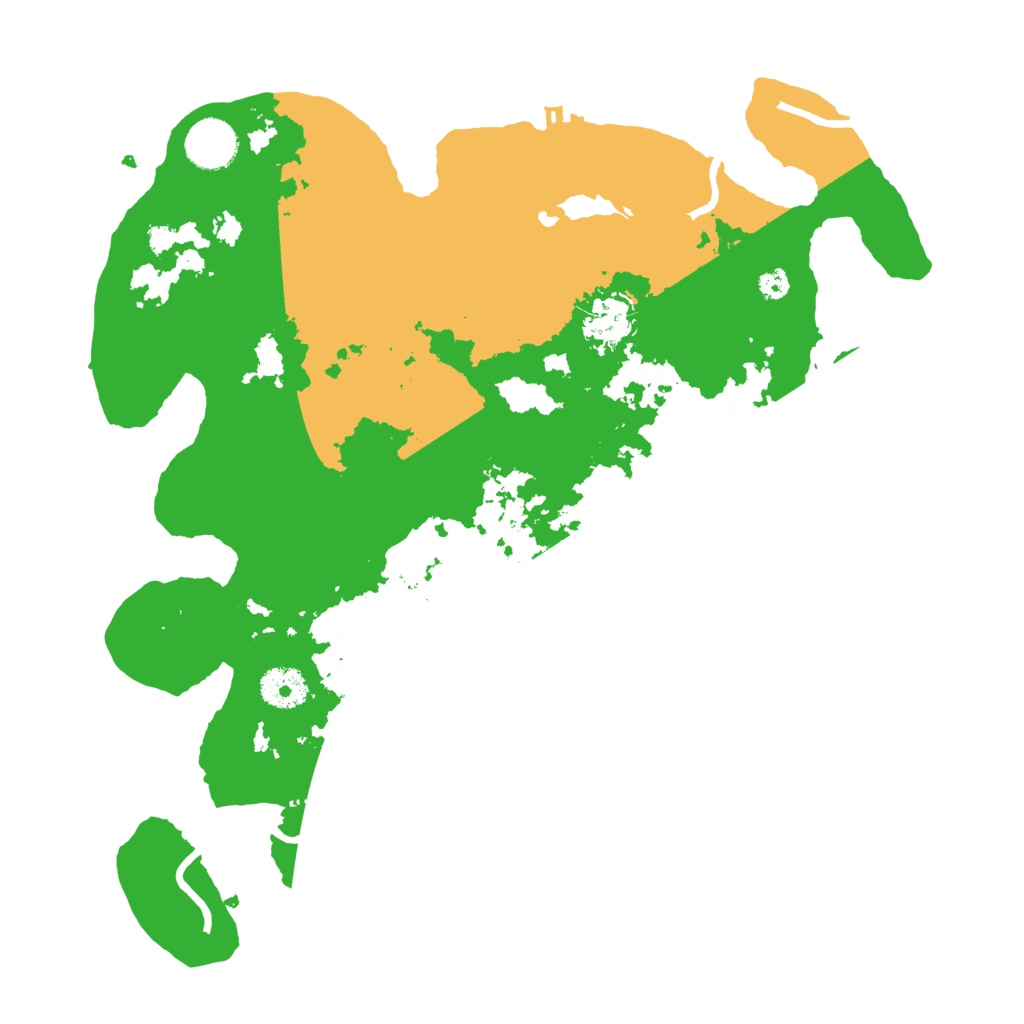 Biome Rust Map: Procedural Map, Size: 3500, Seed: 4608019