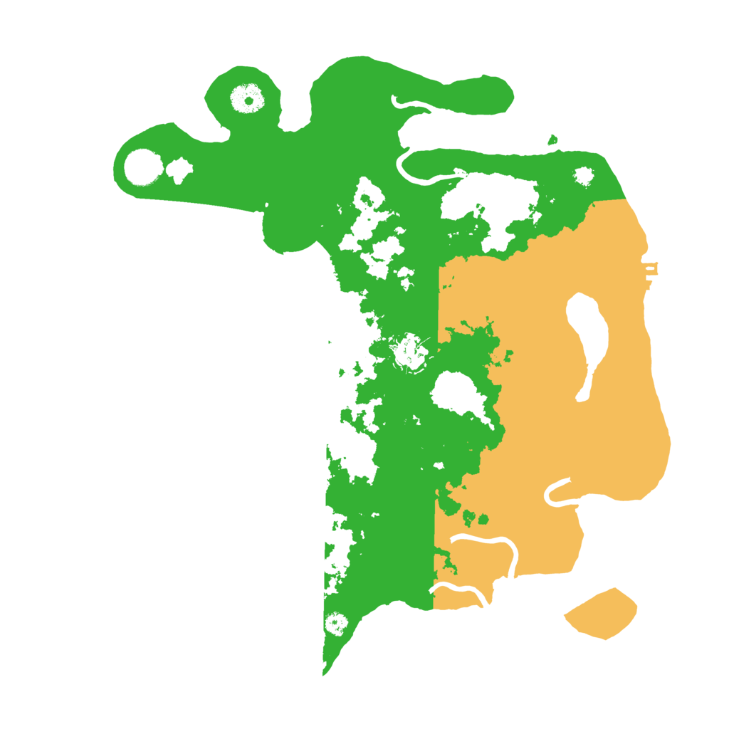 Biome Rust Map: Procedural Map, Size: 3500, Seed: 67795