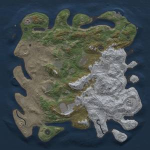 Thumbnail Rust Map: Procedural Map, Size: 4250, Seed: 1325353180, 20 Monuments