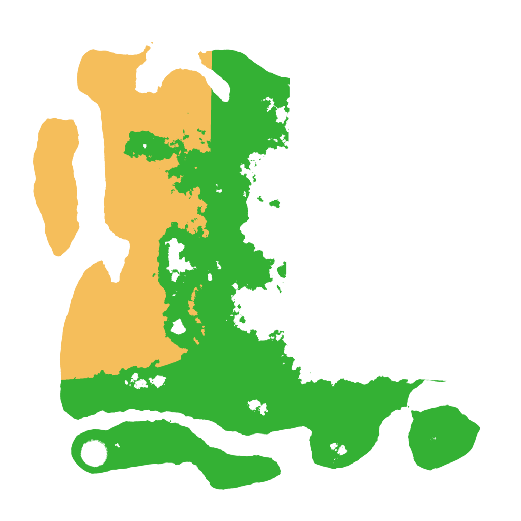 Biome Rust Map: Barren, Size: 3500, Seed: 1303320527