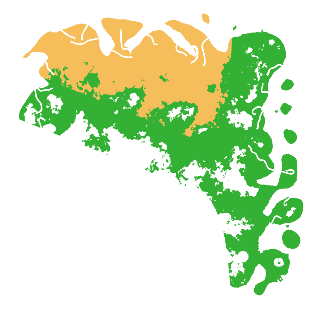 Biome Rust Map: Procedural Map, Size: 5000, Seed: 301194912