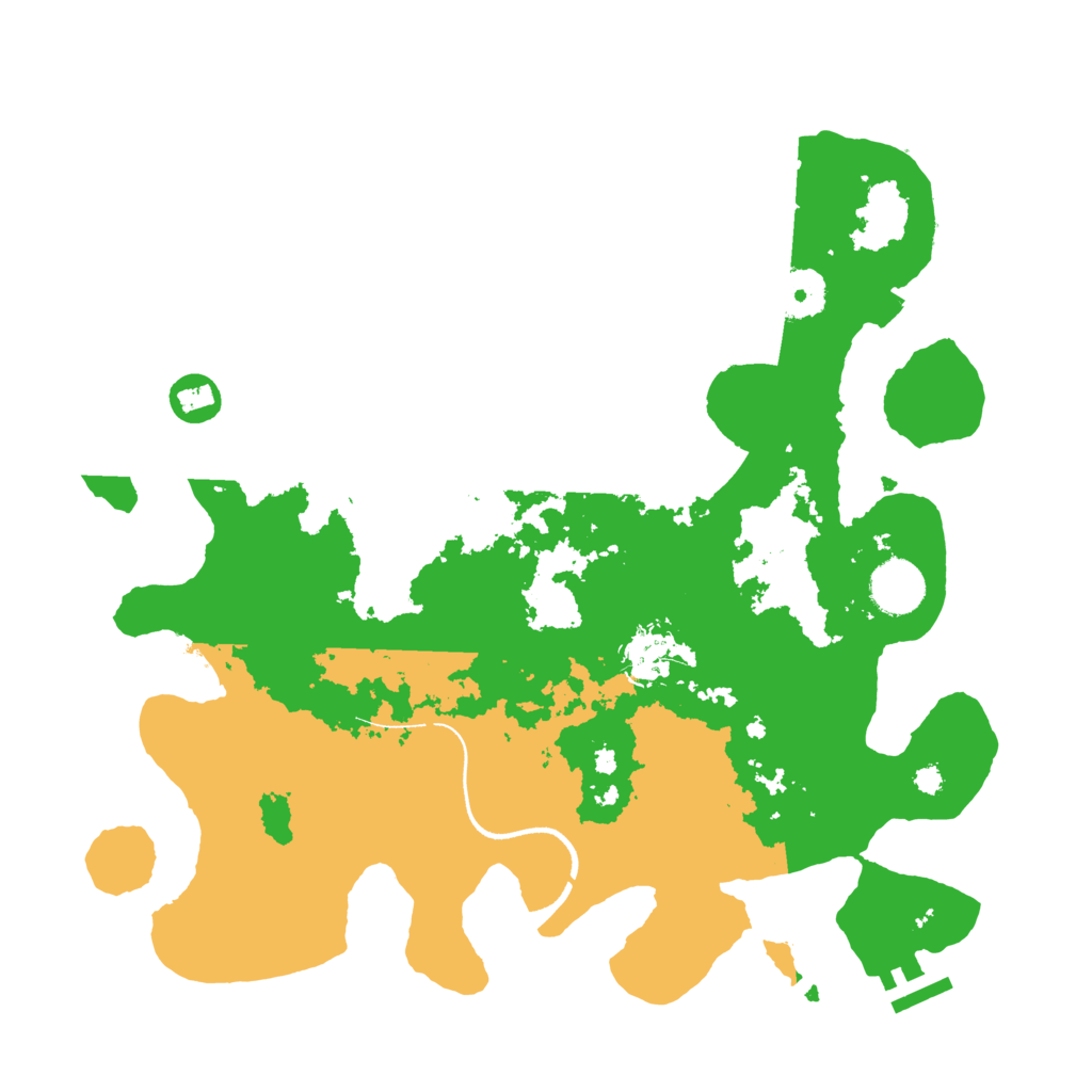 Biome Rust Map: Procedural Map, Size: 3500, Seed: 124498515