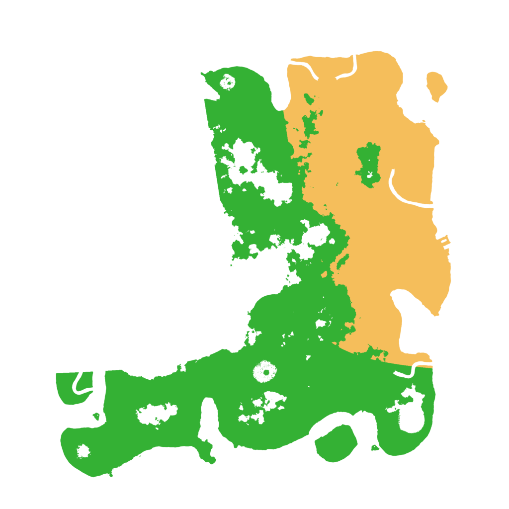 Biome Rust Map: Procedural Map, Size: 3500, Seed: 731621234