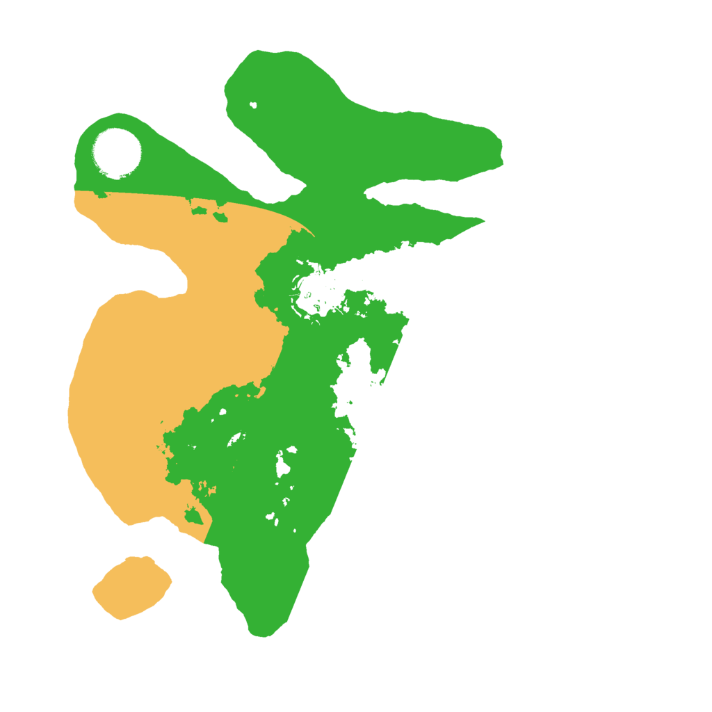 Biome Rust Map: Barren, Size: 2600, Seed: 73687