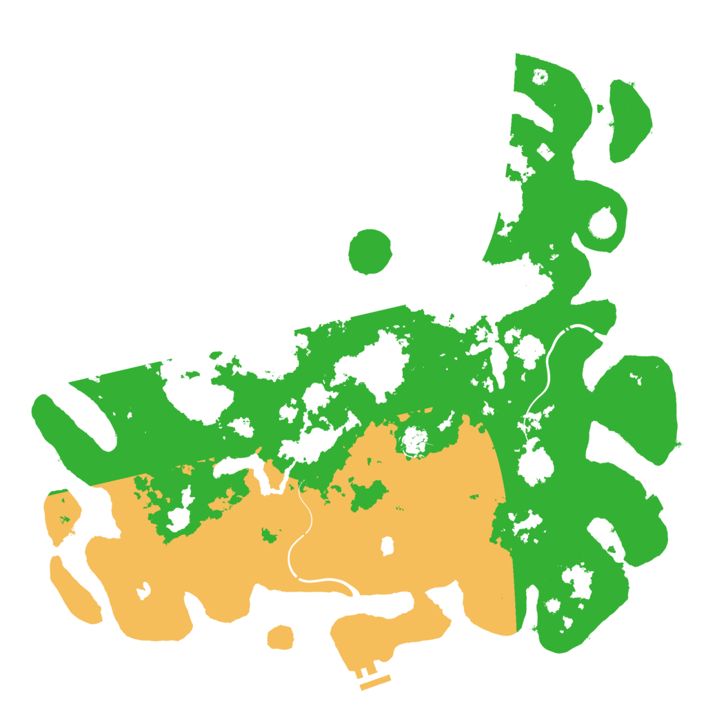 Biome Rust Map: Procedural Map, Size: 4500, Seed: 1113306