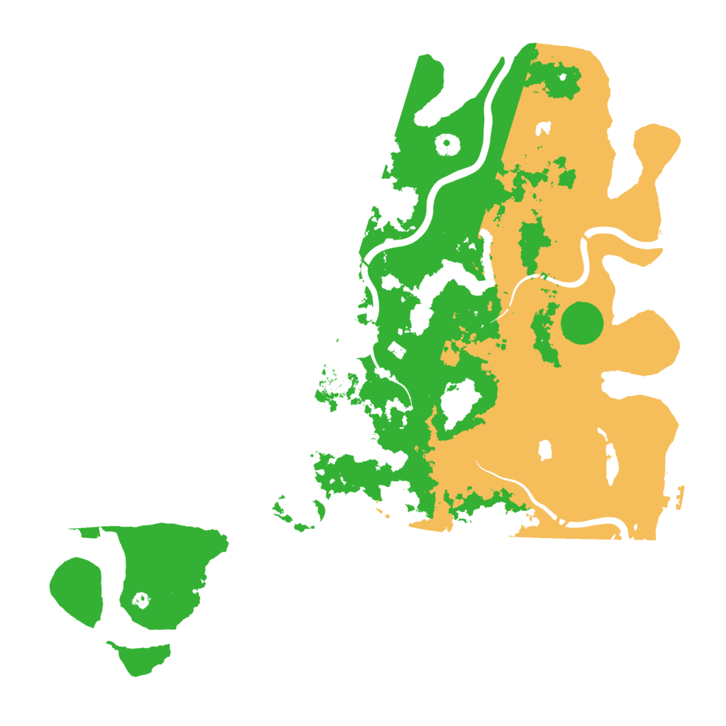 Biome Rust Map: Procedural Map, Size: 4500, Seed: 1209061320