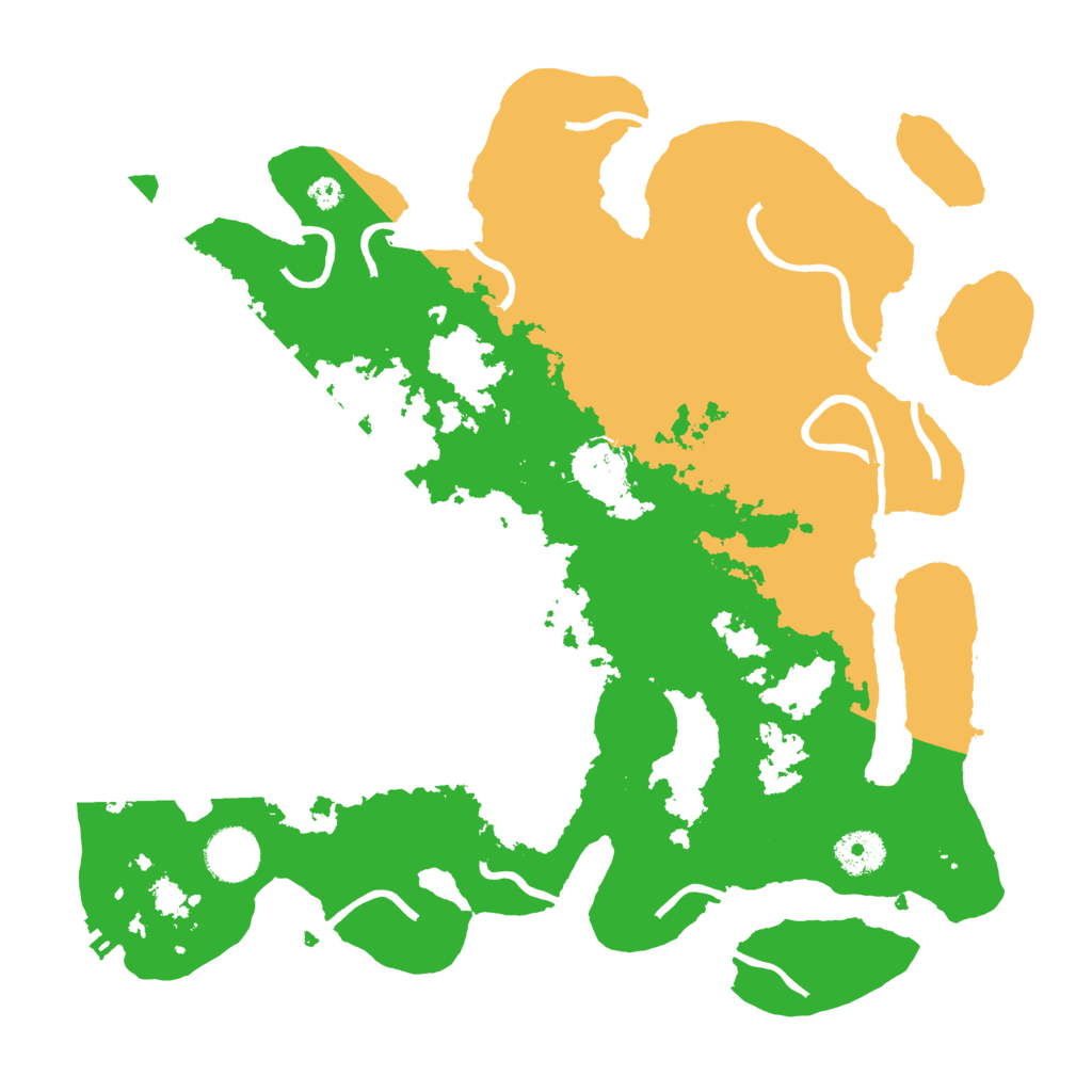 Biome Rust Map: Procedural Map, Size: 3500, Seed: 1067087248