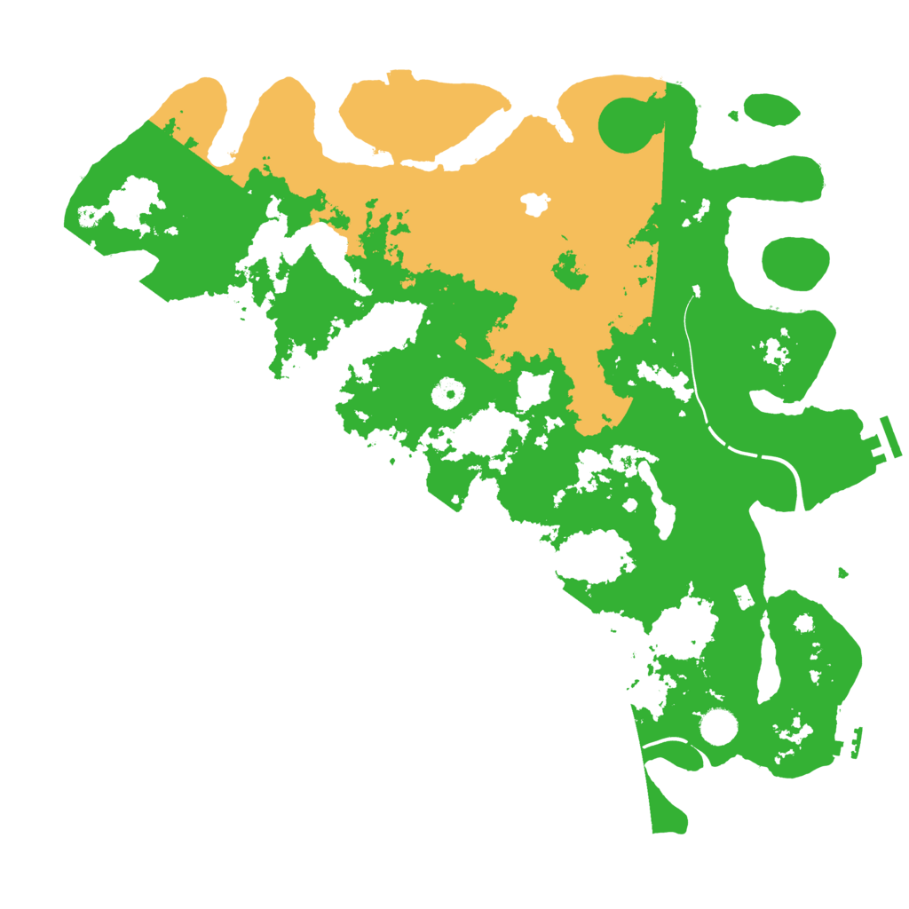 Biome Rust Map: Procedural Map, Size: 4300, Seed: 1905613818