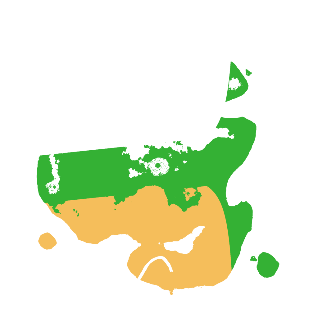 Biome Rust Map: Procedural Map, Size: 2500, Seed: 862182517