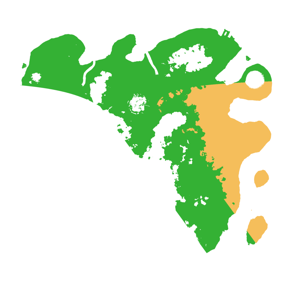 Biome Rust Map: Procedural Map, Size: 3000, Seed: 29553