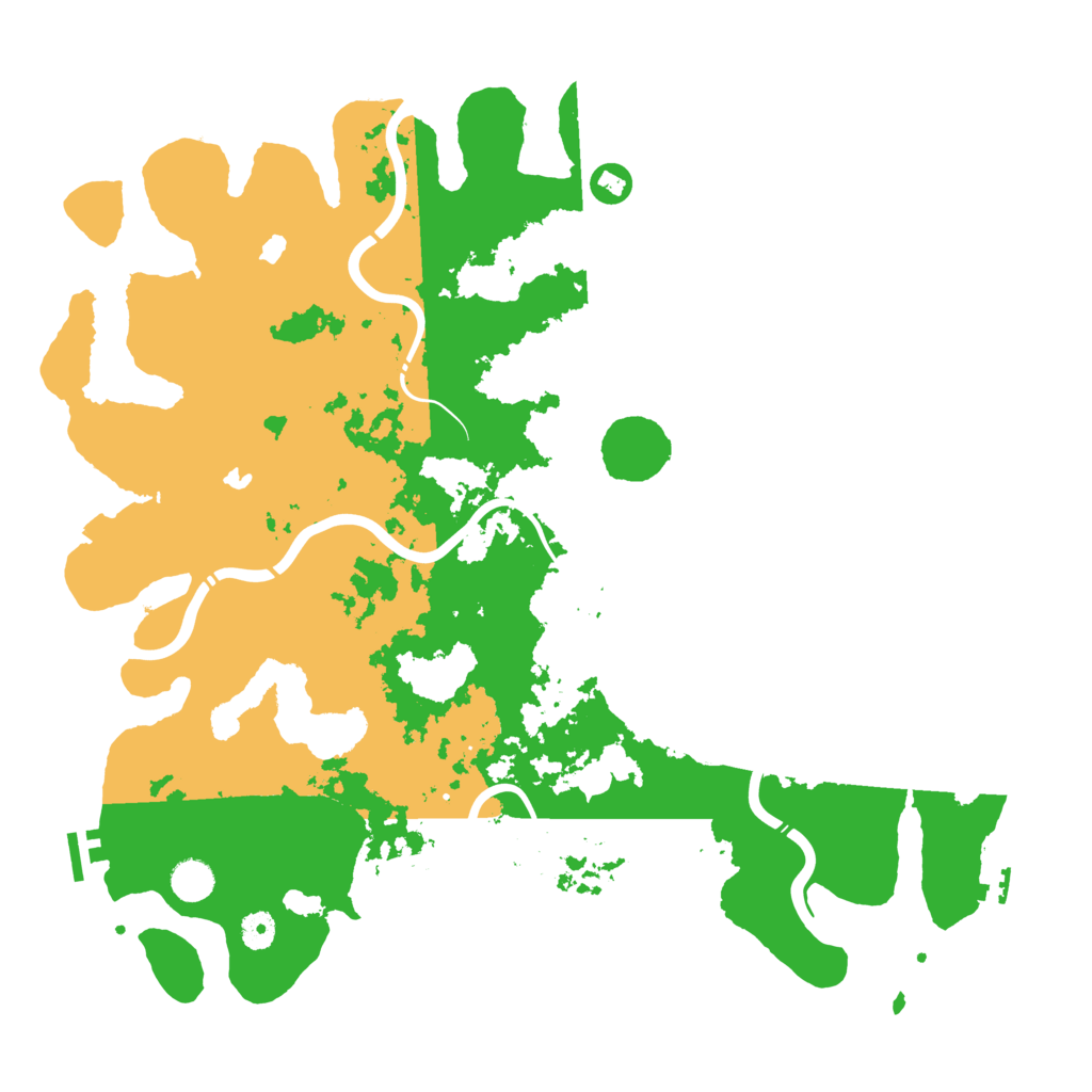 Biome Rust Map: Procedural Map, Size: 4500, Seed: 5621843