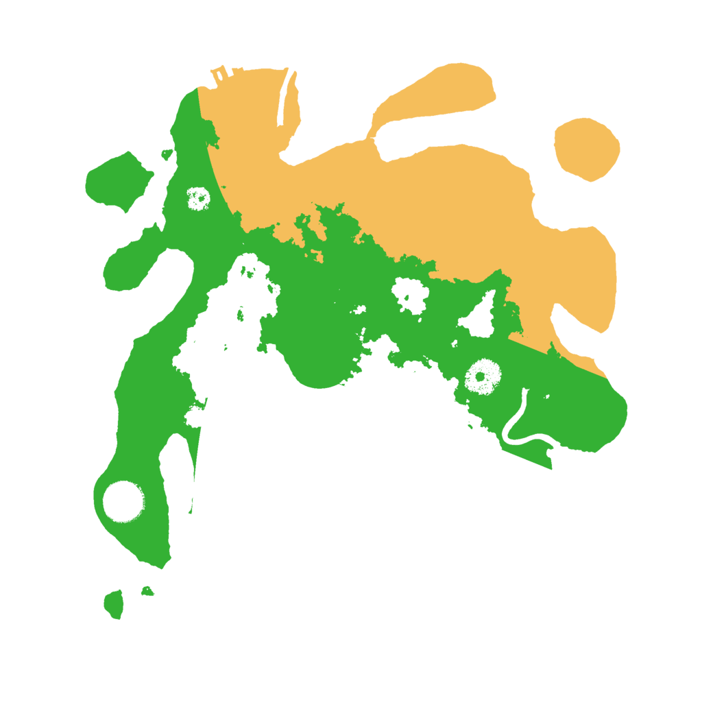 Biome Rust Map: Procedural Map, Size: 3000, Seed: 11055