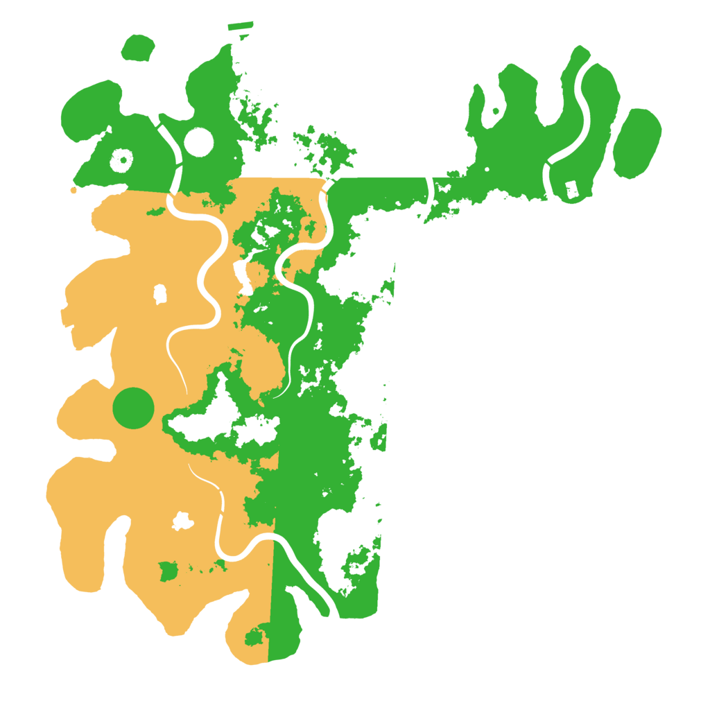 Biome Rust Map: Procedural Map, Size: 4500, Seed: 5646