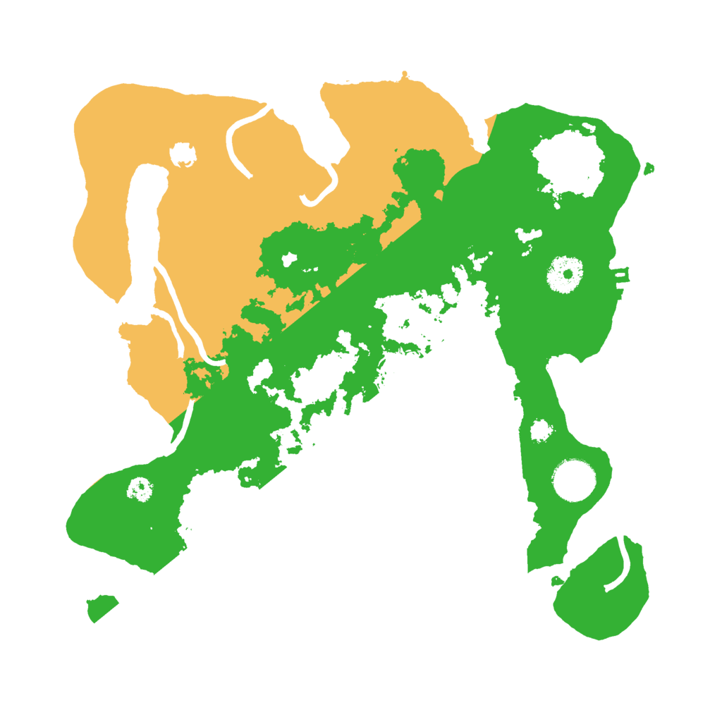 Biome Rust Map: Procedural Map, Size: 3000, Seed: 141313733